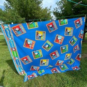Vintage Y2K 2002 Thomas the Train Full Flat Sheet